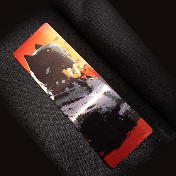 Batfleck Splatter Paint Metal Bookmark picture