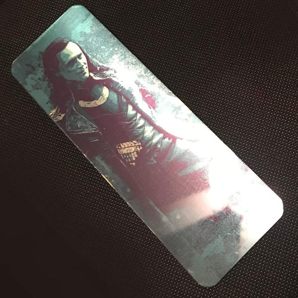 Loki Splatter Paint Metal Bookmark picture