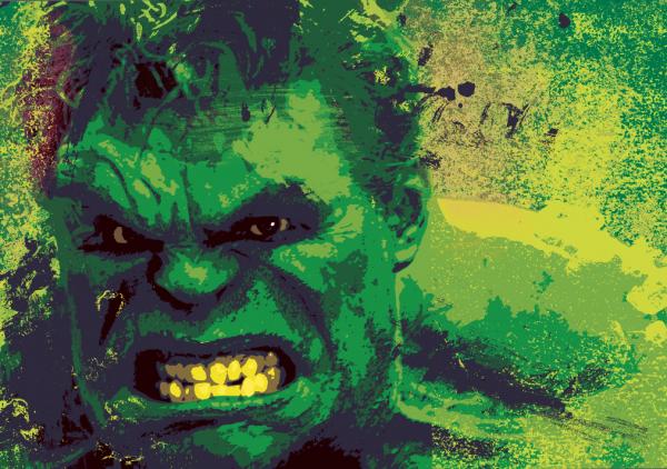 Hulk Splatter Paint