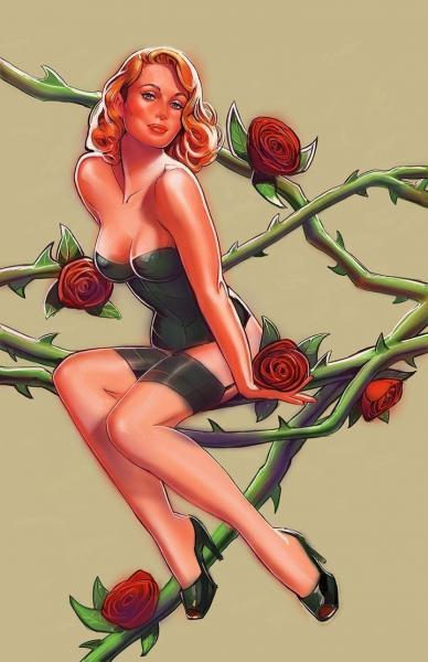 Poison Ivy Retro Pin Up picture