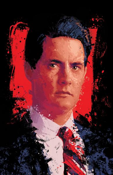 Agent Cooper Splatter Paint