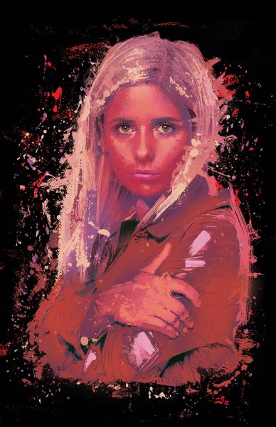 Buffy Summers Splatter Paint