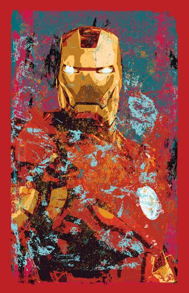Ironman Splatter Paint