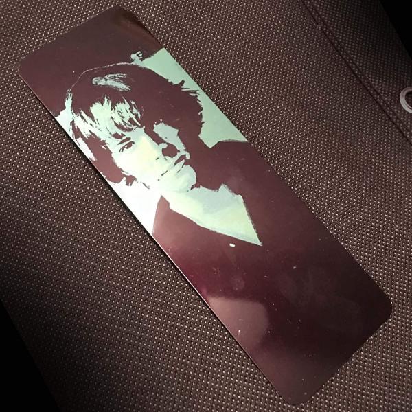 Sam Winchester Splatter Paint Metal Bookmark picture