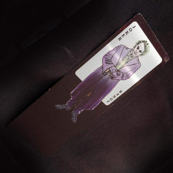 Joker Card Metal Bookmark picture