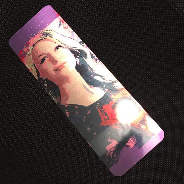 Supergirl Splatter Paint Metal Bookmark picture