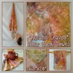 Autumn Leaves ~ 26in Tea Towel