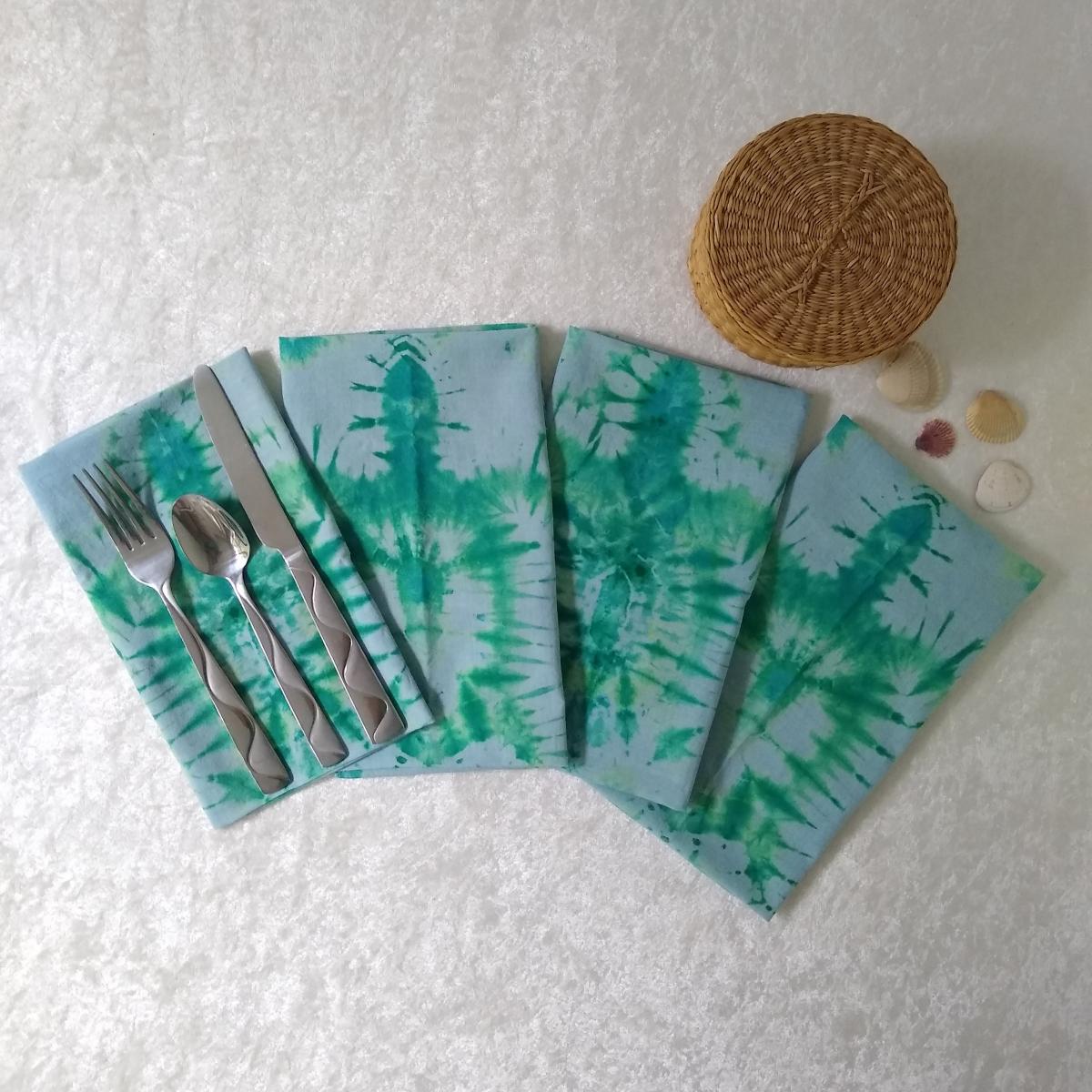 16in Cloth Napkins ~ Turtle Imprint, Set of 4 picture