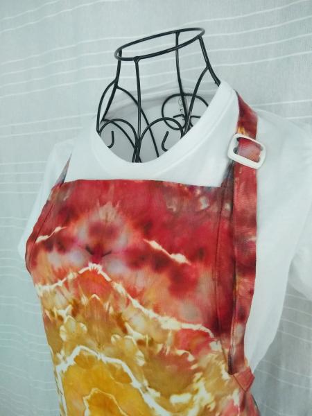 S/M Pocket Adjustable Apron ~ Harvest Sunflower picture