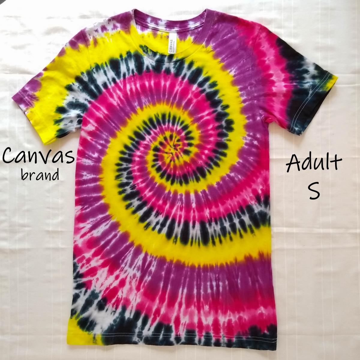 Pink Spiral Tee - Adult Small picture