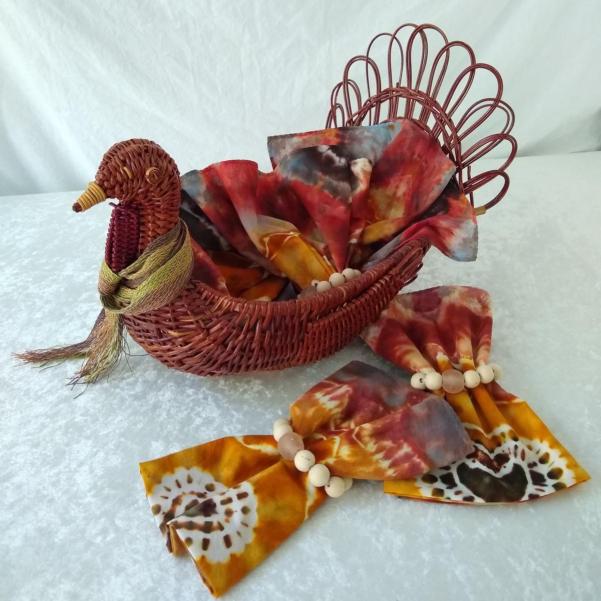 16in Cloth Napkins ~ Harvest Susan, Set of 4 picture