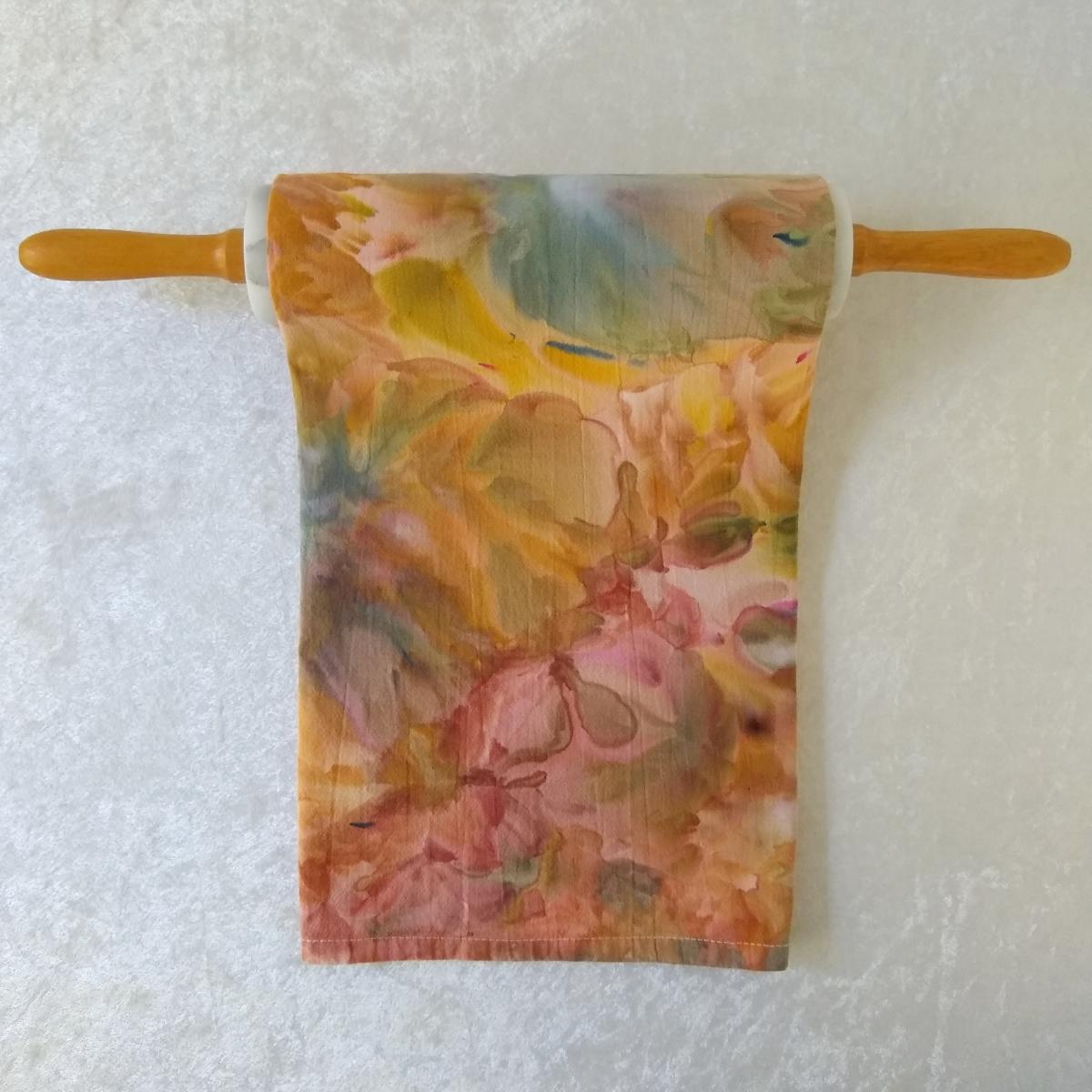 Autumn Blooms ~ 26in Tea Towel picture