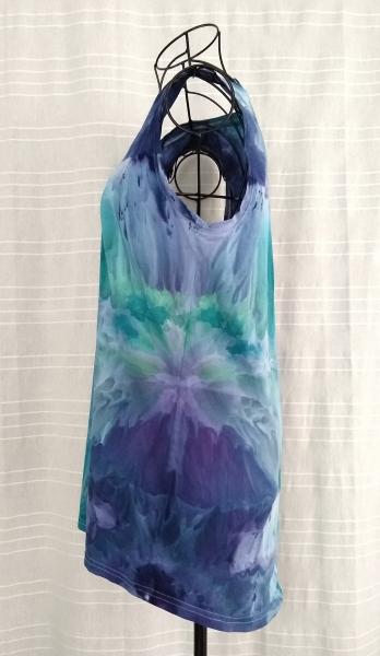 Watercolor Blues Sleeveless Top - Women's M picture