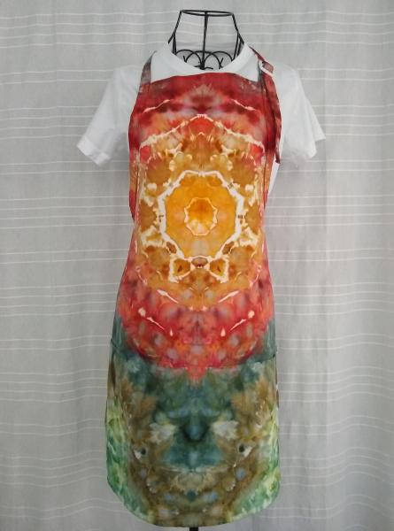 S/M Pocket Adjustable Apron ~ Harvest Sunflower picture