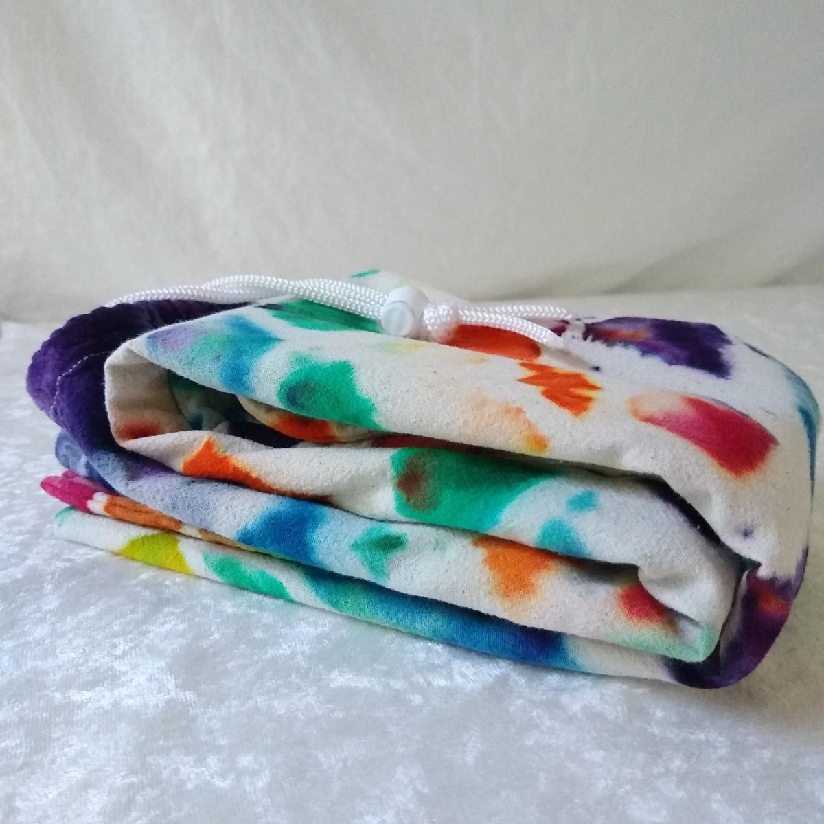 Rainbow Scales Drawstring Laundry Bag picture