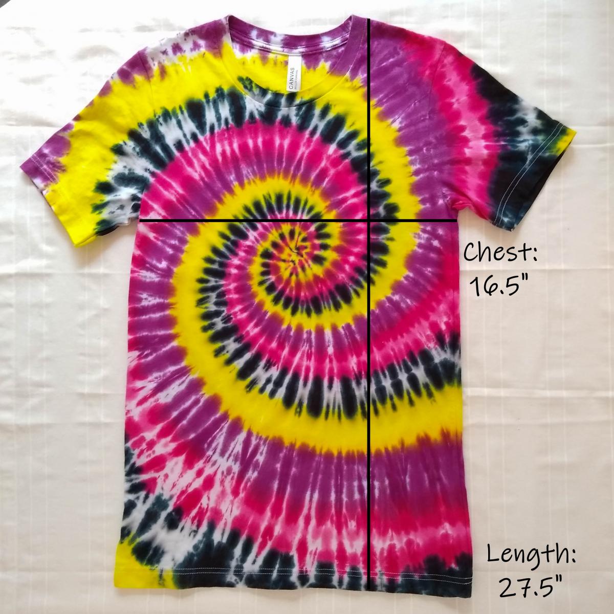 Pink Spiral Tee - Adult Small picture