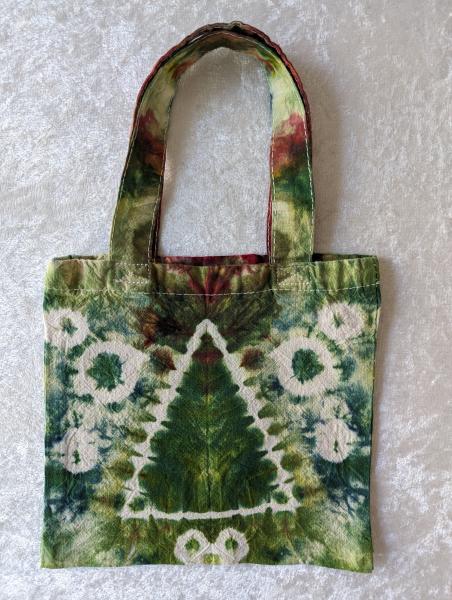 Holiday Tiny Totes ~ Reusable Cloth Gift Bags picture