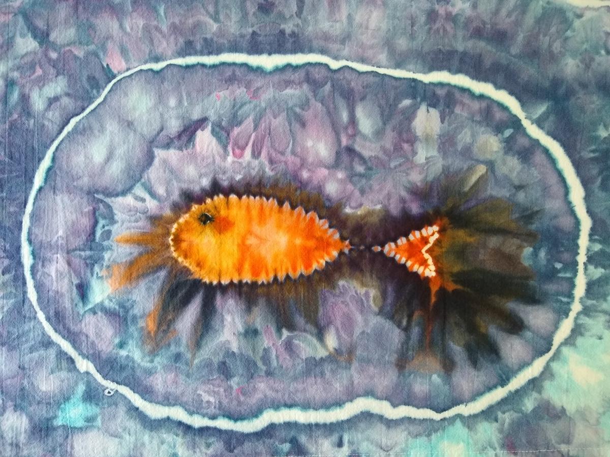 Bubbles ~ 26in Tea Towel (not square) picture