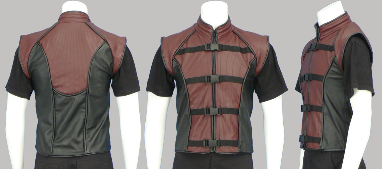 Two-Tone Leather Vest picture