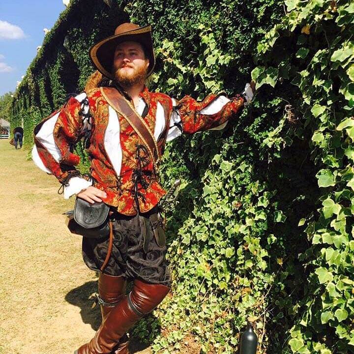 The Tragedian doublet - fabric picture