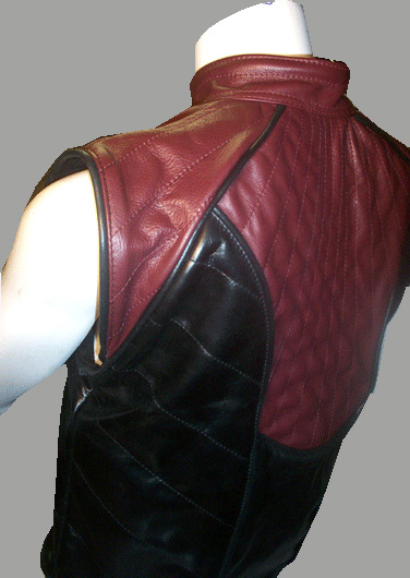 Two-Tone Leather Vest picture