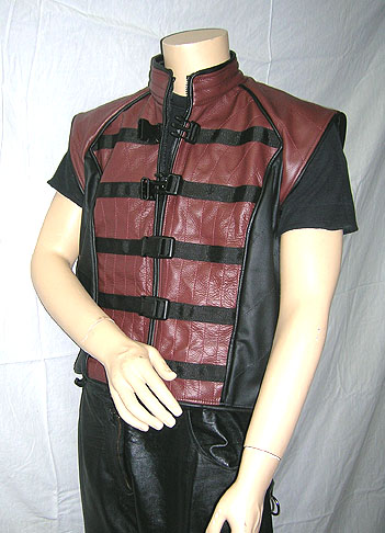Two-Tone Leather Vest picture