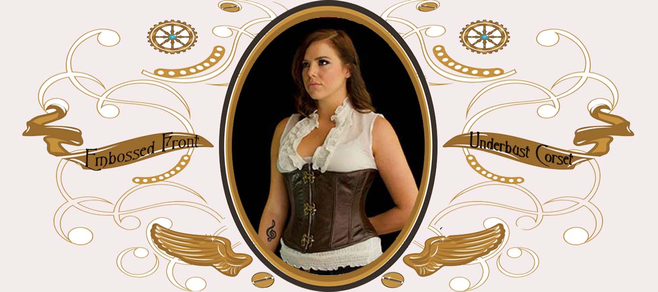 Embossed Underbust Corset