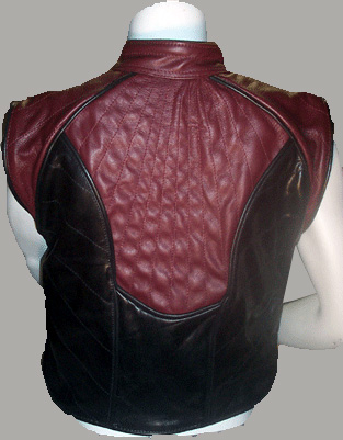 Two-Tone Leather Vest picture
