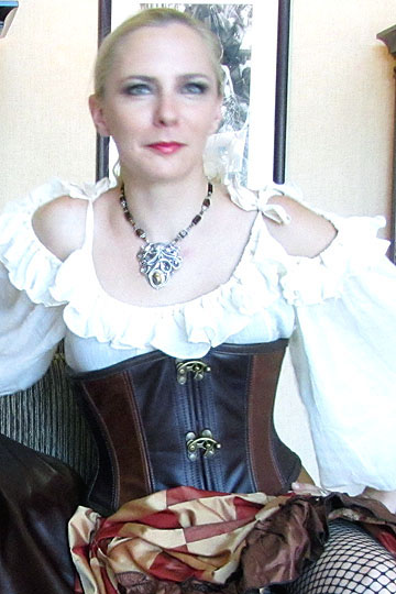 Leather Underbust Corset picture