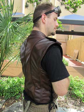 Leather Lapel Vest picture