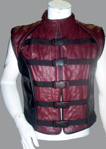 Two-Tone Leather Vest picture