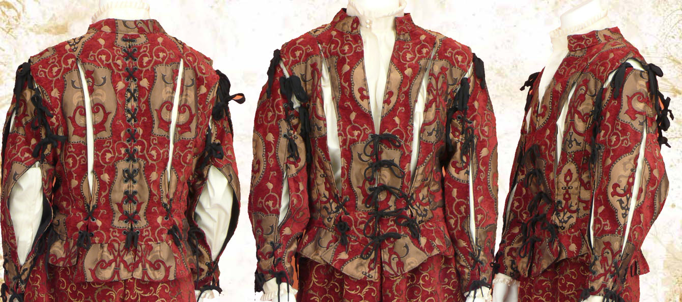 The Tragedian doublet - fabric picture