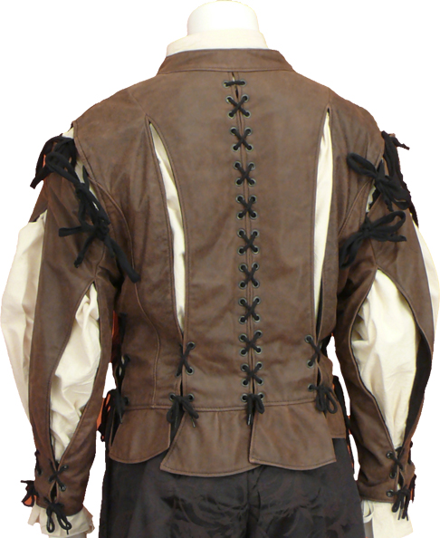 The Tragedian doublet - leather picture
