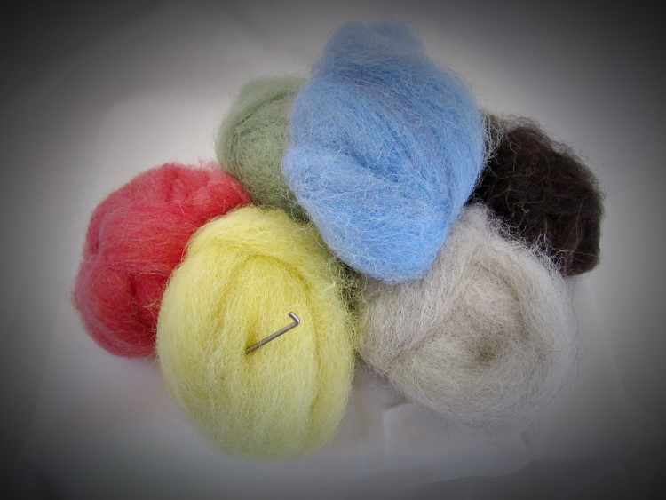 Felting Kit of Brights (p-85) picture