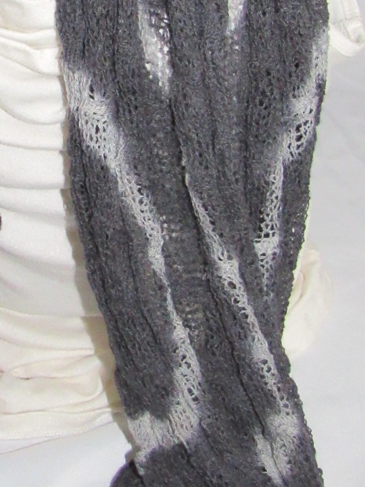 Knitted Baby Alpaca Scarf (p-117) picture