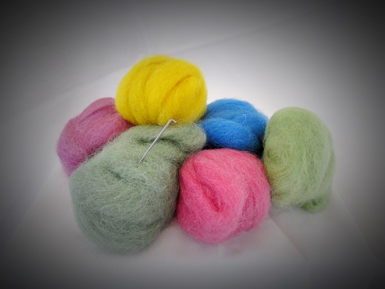 Felting Kit of Brights (p-85)