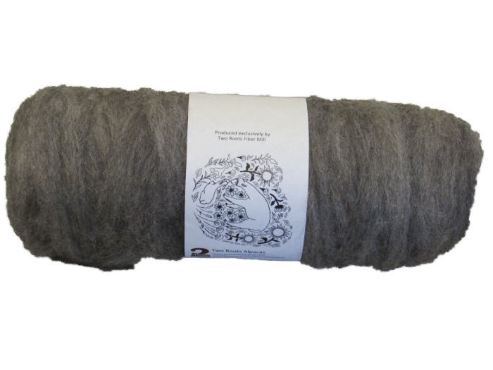 Grey Blend Roving (p-82) picture