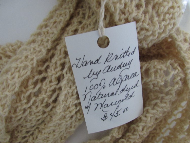Natural Dyed with Marigold Scarf (p-119) picture