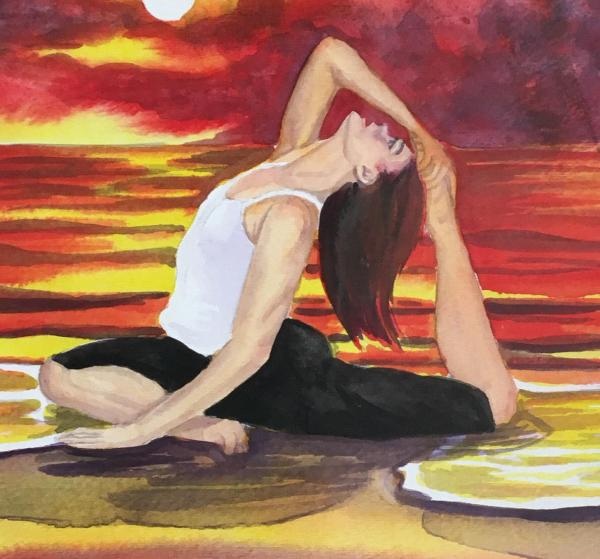 Mermaid Yoga Pose picture