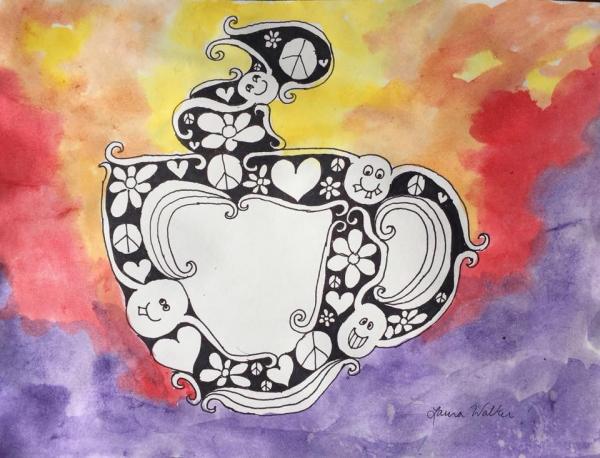 Coffee Zen Tangle picture