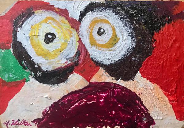 Abstract owl picture