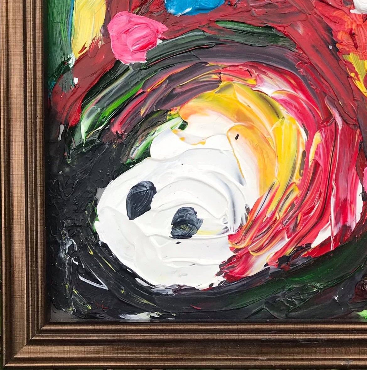 Abstract pig picture