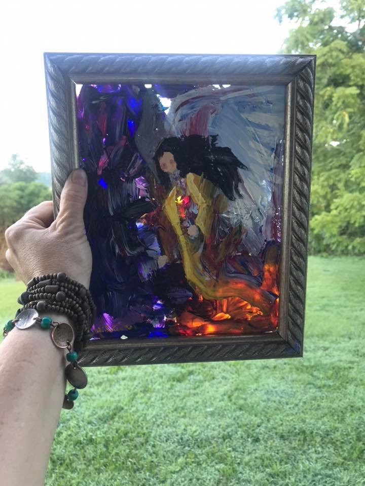 Abstract angel picture