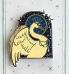 Night swan Enamel Pin