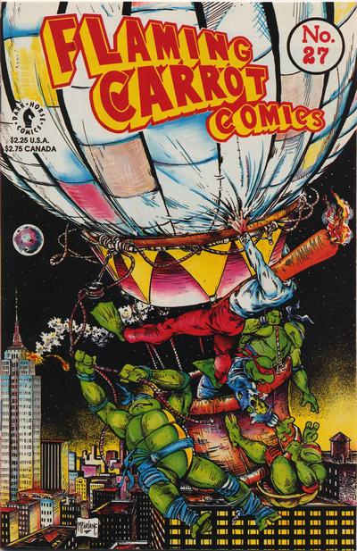 Flaming Carrot Comics #25-27 TMNT issues picture