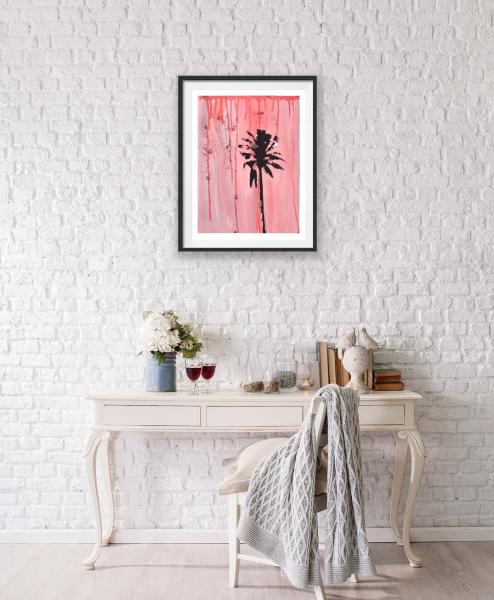 Pink Palm Limited Edition Print picture