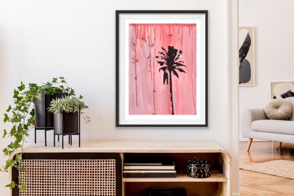 Pink Palm Limited Edition Print picture