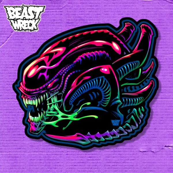 ALIEN WARRIOR Stickers