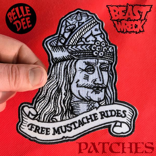 VLAD'S MUSTACHE RIDES Patch