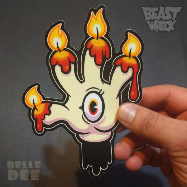 HAND OF GOLLY Stickers